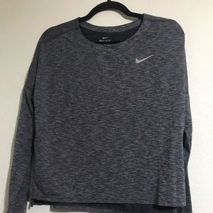 Nike Charcoal grey dri-fit loose shirt